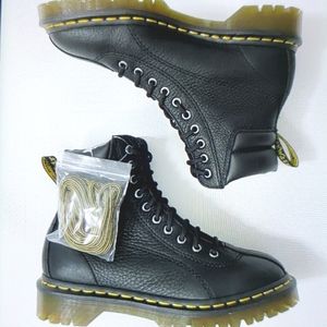 Dr Martens Santo Grizzly Leather Boots Size 6
